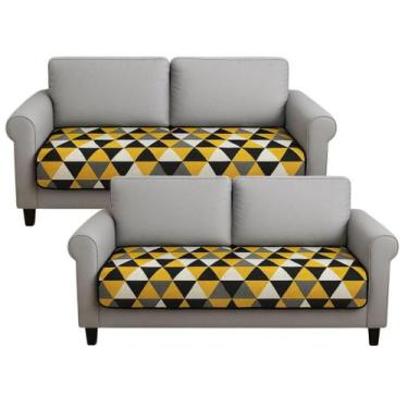 Imagem de Conjunto 2 Capa Protetora Impermeável para Assento Sofás de 2 e 3 Luga