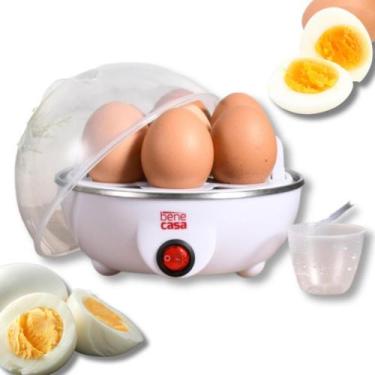 Imagem de Cozedor De Ovos Portátil Elétrico Ovos Cozinho A Vapor Academia Fitnes