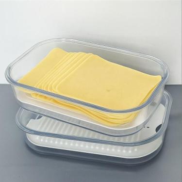 Imagem de Porta Frios 1 Litro Empilhável Transparente Com Grade - Plasnorthon