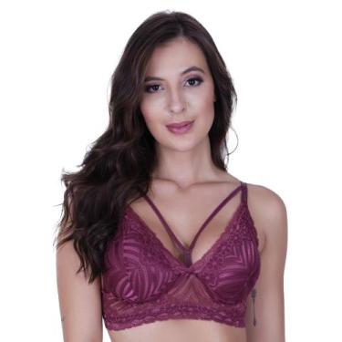 Imagem de Sutiã de Tiras Strappy com Bojo - c3 SUTIÃ SILVANA - TERRA E MAR MODAS