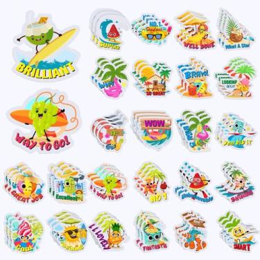 Imagem de Adesivos Scratch and Sniff Jetec, 300 unidades para crianças com aroma