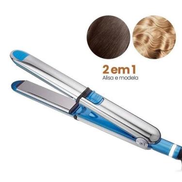 Imagem de Prancha Profissional 2 em 1 Titanium  Alisa e Modela Cachos  Alta Temp