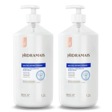 Imagem de Kit 2 Sabonete Gel Neutro Antibacteriano 1.2L Hidramais