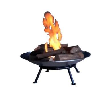 Imagem de Lareira 80Cm Para Jardim Fogueira Externa Portatil A Lenha - Lazer E V