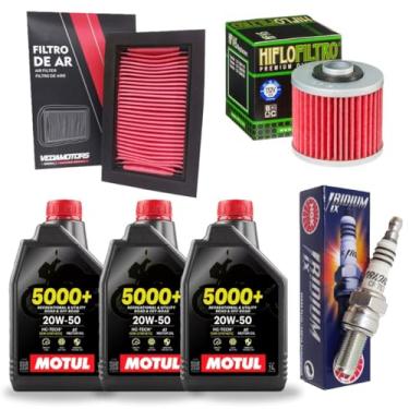 Imagem de KIT REVISAO XT 660 MOTUL TROCA DE OLEO FILTRO VELA