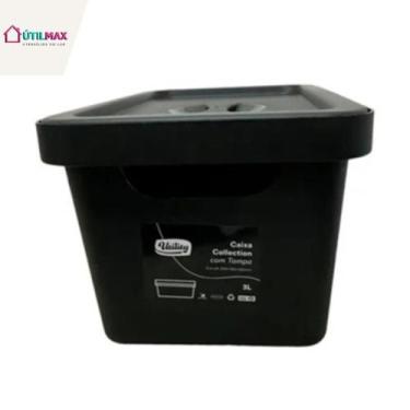 Imagem de Caixa Organizadora 3 Litros com Tampa  Ideal para Cosméticos, Acessóri