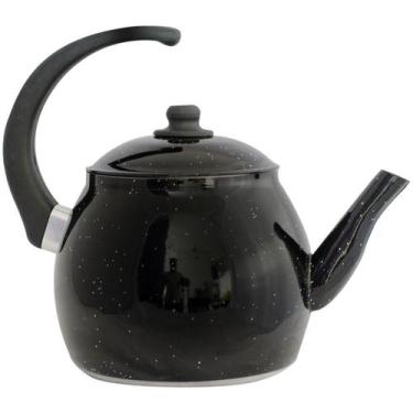Imagem de Chaleira Preto Resistente Gulê Em Alumínio 2,4 Litros