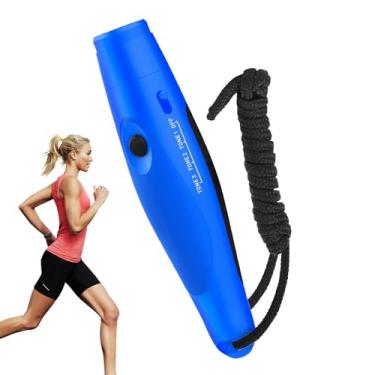Imagem de Apito Elétrico para Professor - 3 Tons 3 Volumes Ajustáveis - Apito de Árbitro Portátil de Mão com Cordão para Desportos Treino de Treinadores Treino de Cães Sobrevivência ao Ar Livre Caminhada e Camp