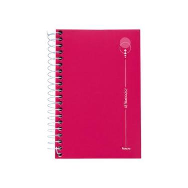 Imagem de Caderneta Anotações 1/8 80F Office Color Rosa Foroni, Color, Papel