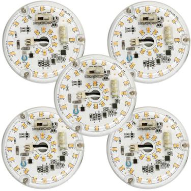 Imagem de Painel de substituição de luz de ventilador de teto PCB 4 polegadas 18 W LED, pacote com 5