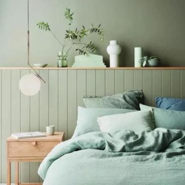 Imagem de Kit 12 Barras Lambri Shiplap Decoração Parede Revestimento - LuJP Deco