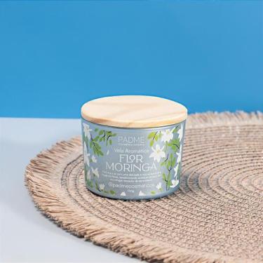 Imagem de Vela Aromática Flor de Moringa 100g - PADME COSMETICA NATURAL
