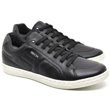 Imagem de Sapatênis Ferracini 24h Couro Cadarço Elástico 8381-448-Masculino