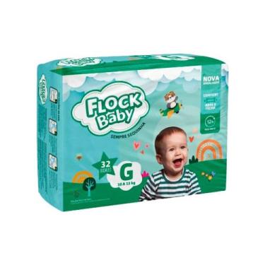 Imagem de Fralda Descartável Flock Baby Sempre Sequinha Mega G 32 Unidades