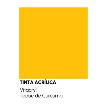 Imagem de Tinta Semibrilho Premium Amarelos - Vitacryl, Toque de Cúrcuma, 3,6 lt