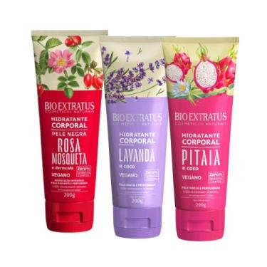 Imagem de Kit C3 Hidratante Lavanda Rosa Mosqueta Coco - Bio Extratus