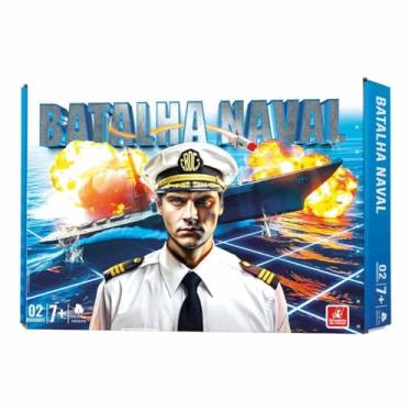 Imagem de Jogo Batalha Naval, Jogo De Mesa Tabuleiro 2 Jogadores, +7 Anos