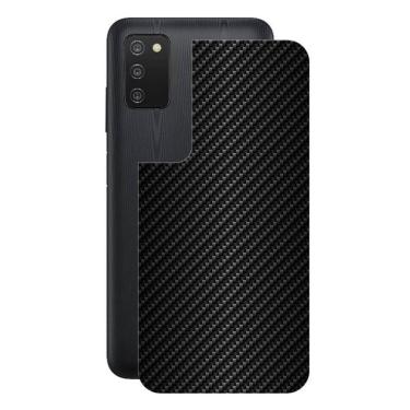 Imagem de Película para Samsung Galaxy A03s - Traseira de Fibra de Carbono Preta - Gshield