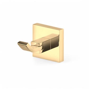 Imagem de Cabide Para Banheiro Dourado Brilho 