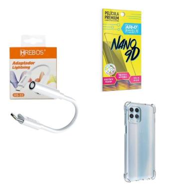 Imagem de Capinha Motorola G100 + Adaptador P2 P Tipo C + Película 9D
