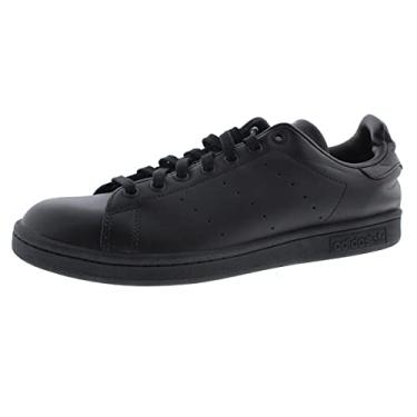 Imagem de adidas Originals Tênis masculino Stan Smith, Núcleo preto/preto, 35