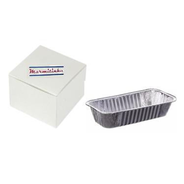 Imagem de 100 Embalagem Alumínio Bolo Inglês S/Tampa 550Ml Marmitinha
