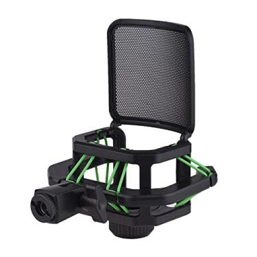 Imagem de Sonew Suporte de Microfone de Mesa, Suporte de Microfone Em Forma de U Com Adaptador de Parafuso Universal, para Gravação, Podcasting, Jogos Online, 23,5 Mm a 24,5 Mm (Verde)