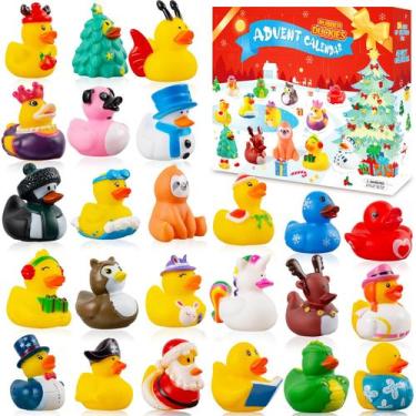 Imagem de Calendário do Advento MSHJA 2024 Christmas Ducks - 24 peças de pato de
