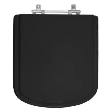 Imagem de Assento Sanitário Poliester Bali Preto Para Vaso Incepa