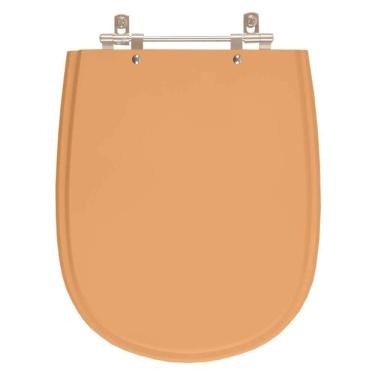 Imagem de Assento Sanitário Poliester Paris Papaya Para Vaso Ideal Standard