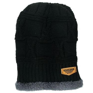 Imagem de Gorro Touca De Inverno Grosso Bem Quentinha Unissex - Preta - Odell Ve