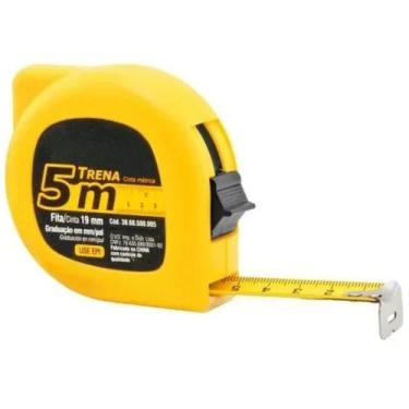 Imagem de Fita Métrica 5m Presente Dia dos Pais Aço Inox Trava Profissional - Zo