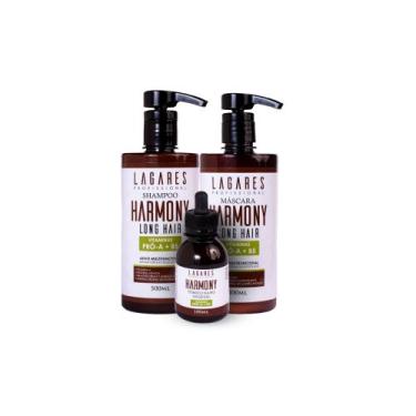 Imagem de Kit - shampoo/mascara e tônico - LAGARES PROFISSIONAL