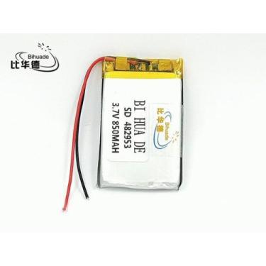 Imagem de Bateria 3.7v 850 Mah 4,8mm X29mm X53mm 2 Fios 482953 - bgb
