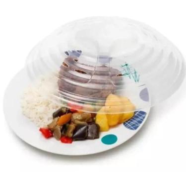 Imagem de Kit 2 Tampas Protetora Alimentos Microondas Prato Cozinha - hOME E mOR