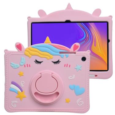Imagem de Capa de desenho animado para iPad Pro 11/10 polegadas/iPad Air 4/5, MONEHOYSY com suporte de silicone macio fofo [à prova de quedas, à prova de choque, antiderrapante] Capa traseira com suporte