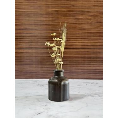 Imagem de Arranjo de Flores SempreVivas Naturais em Vaso Decorativo, 15 cm, Bran