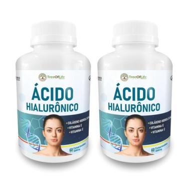Imagem de Kit 2X Ácido Hialurônico + Colágeno + Vitamina E + Vitamina - Tree Of 