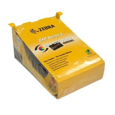 Imagem de Ribbon Zebra Color 800033 840 para ZXP3 200 Impressões