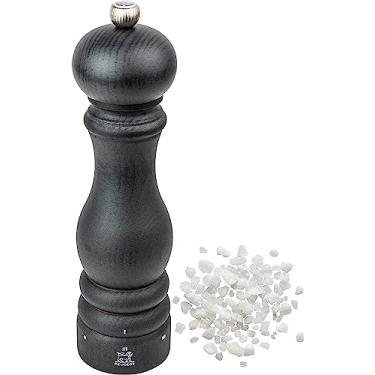 Imagem de PEUGEOT - Moedor de sal Paris u'Select de 22 cm - 6 configurações de moagem predefinidas - Inovação de sal em pó, mecanismo de zircão - Madeira certificada PEFC - Feito na França - Acabamento grafite