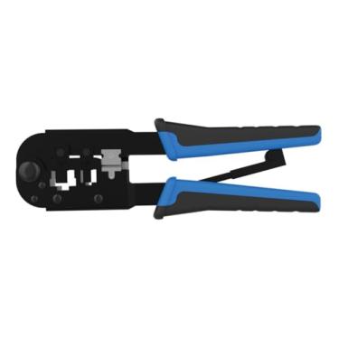 Imagem de Alicate Crimpar Cabo de Rede Rj45 Rj11 Rj12 Com Catraca