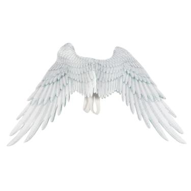Imagem de RiToEasysports Angel Wings, Grandes Asas de Fadas de Fadas de Halloween Cosplay Cosplay Costume Adereços para Crianças Idades Mais de 3 Anos (Anjo de crianças brancas asas ds18002a)