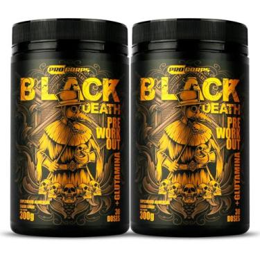 Imagem de Pré Treino Black Death Limão 300g 2 Unidades - Pro Corps