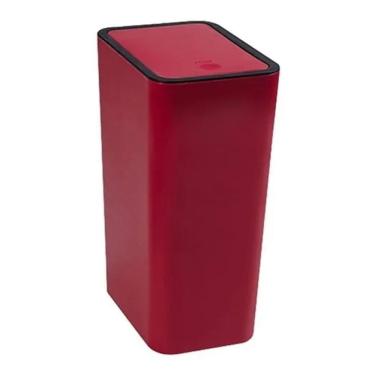 Imagem de Lixeira Tampa Click 8 litros Multiuso Bordo LTC1 BRD-PR