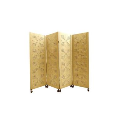 Imagem de Biombo DIVISOR AMBIENTE RAMO 4 Folhas C/ 08 RODÍZIOS - JL RIBEIRO