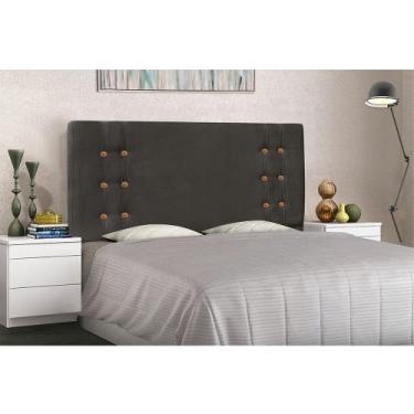 Imagem de Cabeceira Gênova Para Cama Box Solteiro 90 cm Suede S04 - D'Rossi - DR