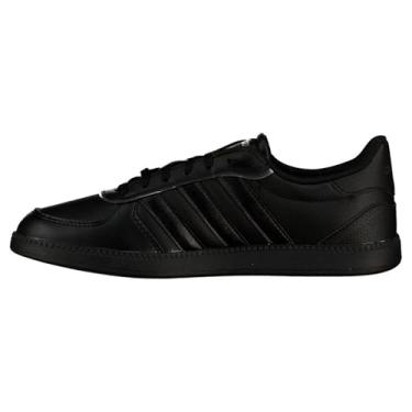 Imagem de adidas Tênis feminino Breaknet Sleek, Preto/Preto/Preto/Ferro Metálico, 39