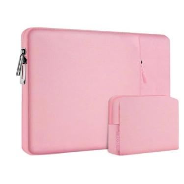 Imagem de Hseok Capa para laptop de 14 polegadas com capa adicional, capa para laptop à prova de chuva e à prova de choque, bolsa portátil para computador para MacBook de 14 polegadas, HP, Dell Lenovo, Asus