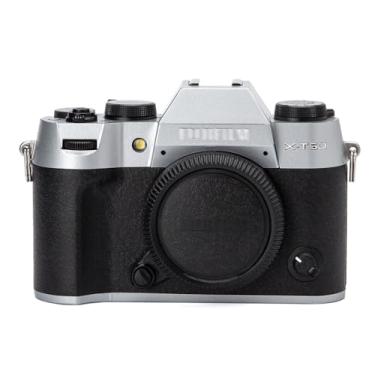 Imagem de DBZZ Capa protetora para câmera FUJIFILM X-T50 - Capa protetora antiarranhões X-T50 Protetor de corpo de filme 3M (prata)