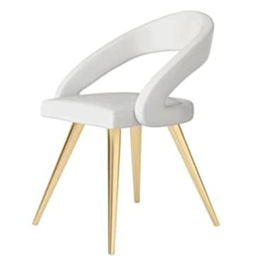 Imagem de Cadeiras de secretária de escritório cadeira de escritório cadeira de sala de jantar casual confortável cadeira de secretária com design de encosto oco para estúdio em casa cadeira de computador